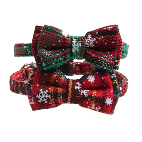 Gatuida 2 Stück Verstellbare Katzenhalsbänder Rot und Grün Weiche Langlebige Haustier Halsringe für Mittlere Katzen Modische Weihnachts Accessoires Komfortabel und Sicher für Täglichen Gatuida 2 Stück Verstellbare Katzenhalsbänder Rot und Grün Weiche Langlebige Haustier Halsringe für Mittlere Katzen Modische Weihnachts Accessoires Komfortabel und Sicher für Täglichen von Gatuida