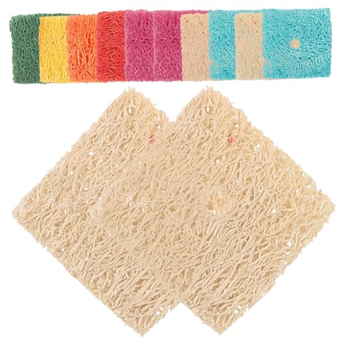 Gatuida 50 Stück Hamster Kauspielzeug aus Natürlichem Loofah Quadratische Nager Zahnpflege Snacks in Bunten Farben Geeignet für Hamster Meerschweinchen Kaninchen und Zufällige Farbe Gatuida 50 Stück Hamster Kauspielzeug aus Natürlichem Loofah Quadratische Nager Zahnpflege Snacks in Bunten Farben Geeignet für Hamster Meerschweinchen Kaninchen und Zufällige Farbe von Gatuida