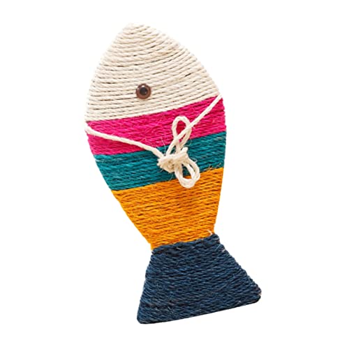 Gatuida Bunt Gestreiftes Sisal Kratzbrett Fischform Katzen Spielmatte Langlebig Beißfest Katzenspielzeug Kratzpad für Katzenmöbel Schutz und Beschäftigung Kitten Scratcher Gatuida Bunt Gestreiftes Sisal Kratzbrett Fischform Katzen Spielmatte Langlebig Beißfest Katzenspielzeug Kratzpad für Katzenmöbel Schutz und Beschäftigung Kitten Scratcher von Gatuida