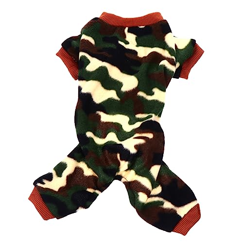 Gatuida Hundepyjama Für Warm Und Fuß Overall Camouflage Für Kalte Bequeme Haustierkleidung Für Kleine Und Mittelgroße von Gatuida