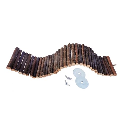 Gatuida Kletterbrücke für Kleintiere aus Holz für Hamster Mäuse und Andere Nager Klettern und Nagen Einfacher Zugang und Pflege Perfekter Spielplatz für Haustiere Gatuida Kletterbrücke für Kleintiere aus Holz für Hamster Mäuse und Andere Nager Klettern und Nagen Einfacher Zugang und Pflege Perfekter Spielplatz für Haustiere von Gatuida