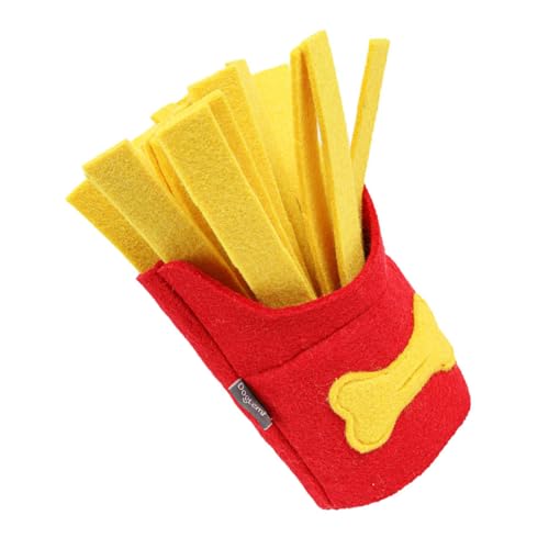 Gatuida für Zähneschleifen Kleine Schnupfe Quietschendes für Hunde Interactive Dog Toys Dog chew Toy Hundespielzeug Pommes Frites Snuffle Toy French Fry Braten rot Gatuida für Zähneschleifen Kleine Schnupfe Quietschendes für Hunde Interactive Dog Toys Dog chew Toy Hundespielzeug Pommes Frites Snuffle Toy French Fry Braten rot von Gatuida