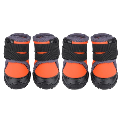 Gavigain 4pcs modische Haustierpupfschuhe Großer Hund Nicht -Slip -Outdoor -Sportkletterstiefel (45) von Gavigain