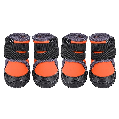 Gavigain 4pcs modische Haustierpupfschuhe Großer Hund Nicht -Slip -Outdoor -Sportkletterstiefel (80) von Gavigain