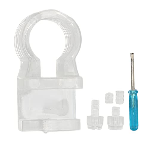 Gavigain Aquarium -Schlauchklemme, 4 -Pack, Anti -Schlupfrohrhalter, Leckprävention, einfache Installation, robuste ABS für Fischbehälterwartung (S) von Gavigain