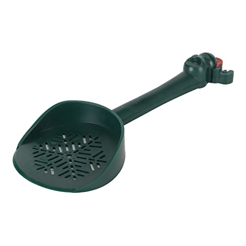 Gavigain Ergonomische Langgriffe Pet Scoop, kompakt und reisefreundlich, effektives Seitdesign, stabiles ABS -Material, ideal für kleine Tierkäfigreinigung von Gavigain