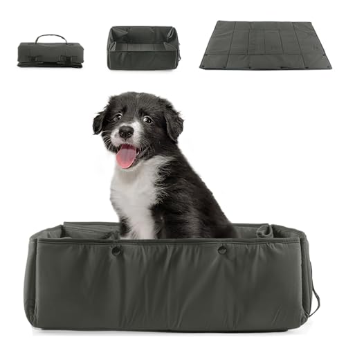 Gavigain Faltbare Haustiermatte, tragbares Hundebett, Reisekissen, kompakter Outdoor-Teppich, leicht zu reinigen, für Hunde und Katzen von Gavigain