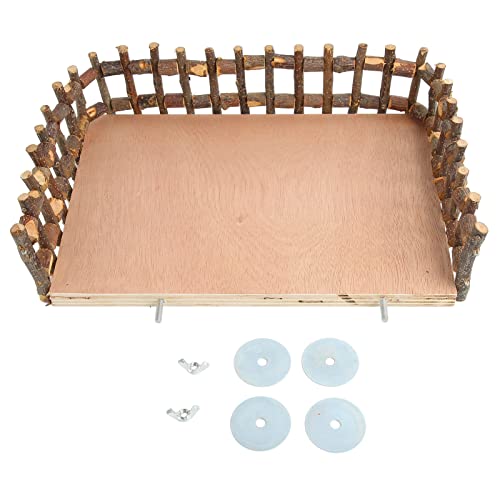 Gavigain -Hamsterkletterplattform Holznagel kompaktes Aktivitätsspielzeug für kleine Haustiere, Hamster, Chinchillas, Kaninchen, Meerschweinchen (11.5x26.5x7.5cm/4.5x10.4x3.0in) von Gavigain