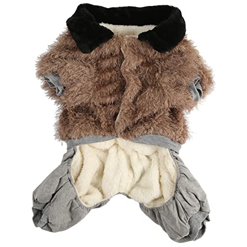 Gavigain Hund Wintermantel, isoliertes Fleece -gepolsterte Jacke, weicher Baumwollpolyester, einfacher Schnappverschluss, für kleine mittelgroße große Hunde (3XL) von Gavigain