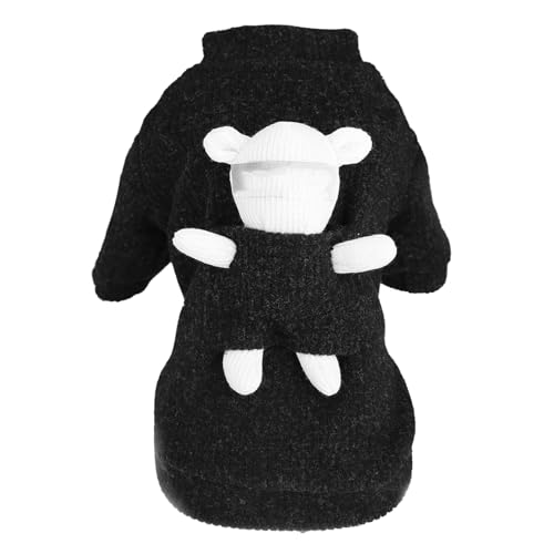 Gavigain Hundepullover, warme Wolle, Bären-Design, gemütliche -Winter-Kleidung für kleine, mittelgroße und große Hunde, Katzen, Teddy, Bichon Frisé, bequem, einfaches An- und (M) von Gavigain