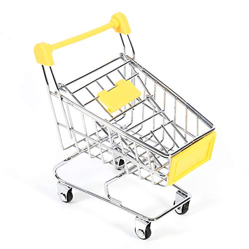 Gavigain Interactive Pet Cart Cart Toy, Robust und sicher, steigern die Koordinationsfähigkeiten, behandeln Inhaber, für kleine Haustiere, Hamster, Papageien, Vögel (Yellow) von Gavigain