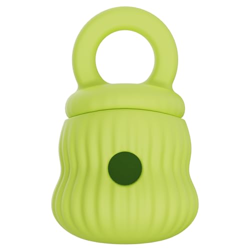 Gavigain Interaktives Hundespielzeug, langsames Fressgerät, Kauspielzeug für schnelle Esser, robust und langlebig, geistige Stimulation für kleine, mittelgroße und große Hunde (Light Green) von Gavigain