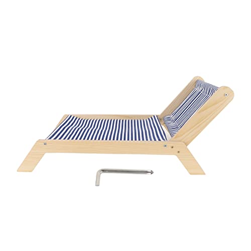 Gavigain Katzenhängematte Holzrahmen Schwungstuhl für alle Jahreszeiten (Beach Chair) von Gavigain