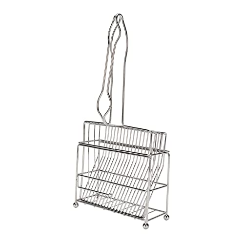 Gavigain Metal Cat Crates Müllschöpfe, Rost plattiert, ergonomisch Langer Langgriff, effiziente Klumpen Sieben, leicht zu reinigen, für Katzenbesitzer (0.5cm/0.2in Cat Litter Scooper Base) von Gavigain