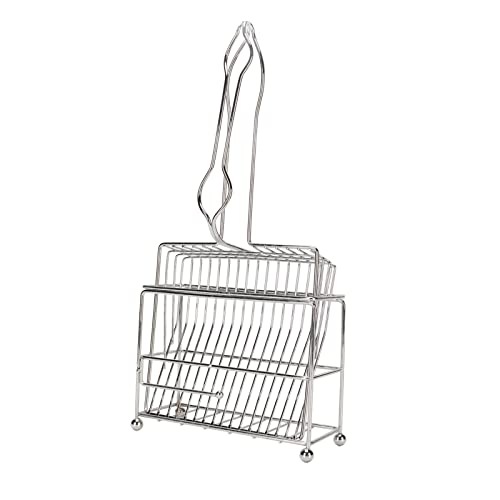 Gavigain Metal Cat Crates Müllschöpfe, Rost plattiert, ergonomisch Langer Langgriff, effiziente Klumpen Sieben, leicht zu reinigen, für Katzenbesitzer (1cm/0.4in Cat Litter Scooper Base) von Gavigain