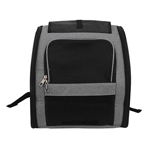 Gavigain Pet Carrier -Rucksack, atmungsaktives Netz, verstellbare Schultergurte, Sonnenvisier, für kleine bis mittelgroße Hunde und Katzen, leichte, tragbare Reiseträger (L (Within 10kg/22.0lb)) von Gavigain