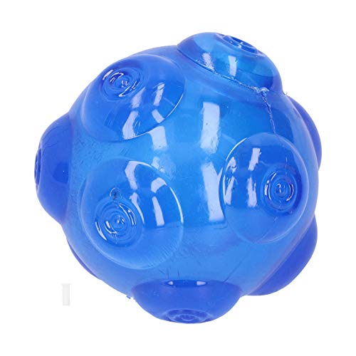 Gavigain Quietschkugel hüpfte schwimmende Zähne putzen Kaut Spielzeug mittelgroße kleine Hunde (Blue) von Gavigain