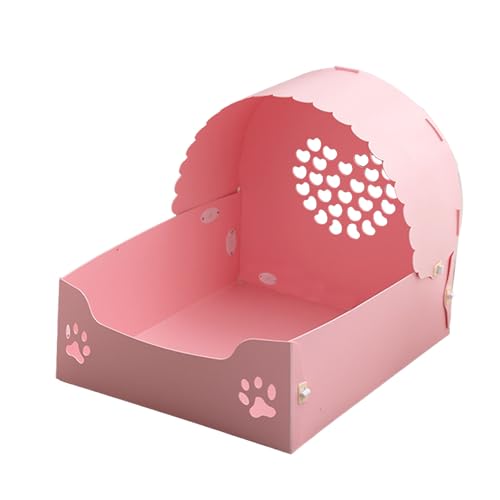 Gavigain Scratch Princess Hundebett, waschbarer, gemütlicher Ruheplatz für Haustiere, bequem und stabil für kleine Hunde und Katzen, ideales für Haustierbesitzer (Pink) von Gavigain