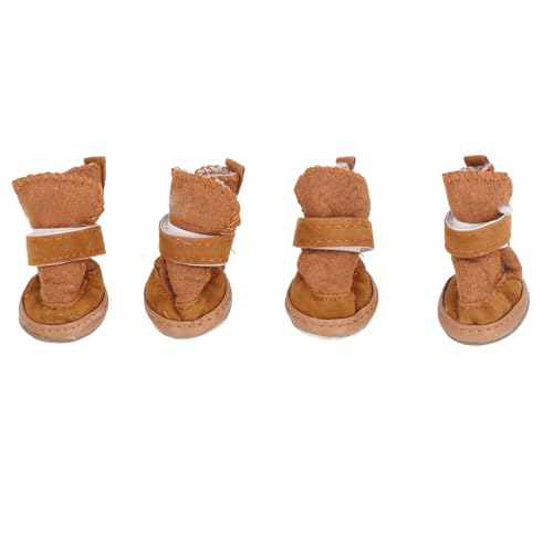 Gavigain Stiefel für kleine Hunde, waschbar, rutschfest, weich und leicht, verstellbar, Schutz für Chihuahua, Pudel, Bichons, Schnauzer (2) von Gavigain