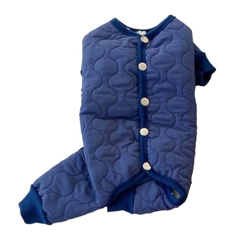 Gavigain Winterjacke für kleine Hunde, isoliert, 4-beiniger Mantel, weiches Polyester, warm, gemütlich, aktives Hunde-Outfit für kaltes Wetter (M) von Gavigain