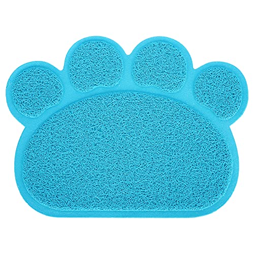 Gavigain kleine mittlere Haustier -Fütterungsmatte, Spill Proof, Nicht -Schlupf, erhöhte Kanten, leicht sauberes, geformtes Design für Hunde Katzen (Claw Shape) von Gavigain