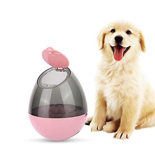 Gavigain rotierende Food Ball Interactive Fütterungsspielzeug, langsames Essen, geistige Stimulation, sicherer Hundefutterspender für Hunde (Pink) von Gavigain