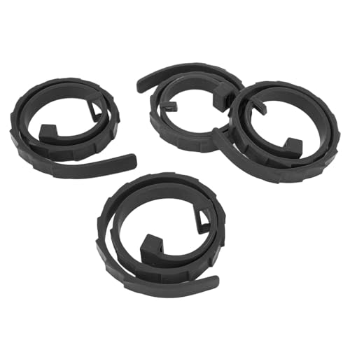 Gavigain verstellbares Hundehalsband aus Silikon, weich und robust, leicht, wasserabweisend, für kleine und große Haustiere (Black) von Gavigain