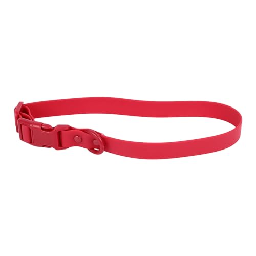 Verstellbares, rostfreies PVC-Hundehalsband für Hunde, Katzen, Haustiere, leicht zu reinigen, weich und bequem (31‑50cm/12.2‑19.7in Adjustable) von Gavigain