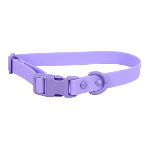 Verstellbares, rostfreies PVC-Hundehalsband für Hunde, Katzen, Haustiere, leicht zu reinigen, weich und bequem (31‑50cm/12.2‑19.7in Adjustable) von Gavigain