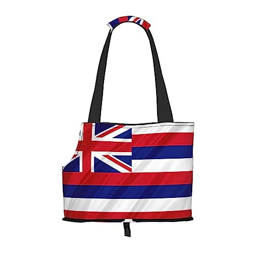 Hundetasche mit Flagge von Hawaii, amerikanischer Druck, für kleine Hunde, Katzen und Kaninchen von GaxfjRu