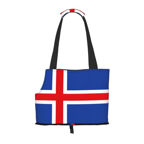 Hundetasche mit Flagge von Island, für kleine Hunde, Katzen und Kaninchen von GaxfjRu