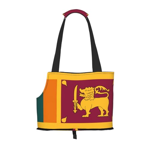 Tragetasche mit Sri Lanka-Flagge, für kleine Hunde, Katzen und Kaninchen von GaxfjRu