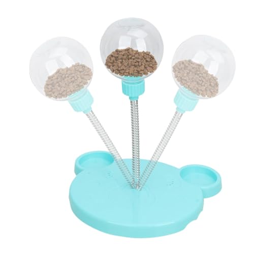 Gcerfby Cat Food-Spielzeugspender, Schwingende Behandlungs-Dispensing, Slow Feeder Ball Cat-Spielzeug, Saugbecherdesign, 24x16.6x20,6 cm, Interaktives Design Für Die Entlastung Von Pet Langeweile von Gcerfby