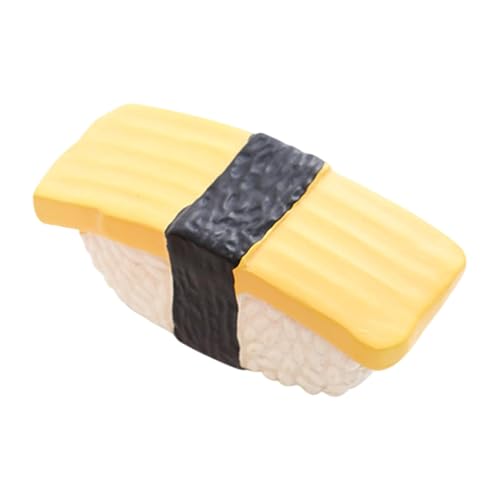 Gcerfby Sushi Hundespielzeug, Aggressives Kauspielzeug für Hunde, interaktives Kaugerät für Welpen, interaktives und ansprechendes Sushi-Kauspielzeug, 7,5 x 3 cm, lustiges Spielwerkzeug für Hunde von Gcerfby