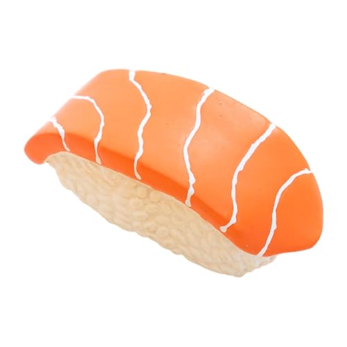 Gcerfby Sushi Hundespielzeug, Aggressives Kauspielzeug für Hunde, interaktives Kaugerät für Welpen, interaktives und ansprechendes Sushi-Kauspielzeug, 7,5 x 3 cm, lustiges Spielwerkzeug für Hunde von Gcerfby