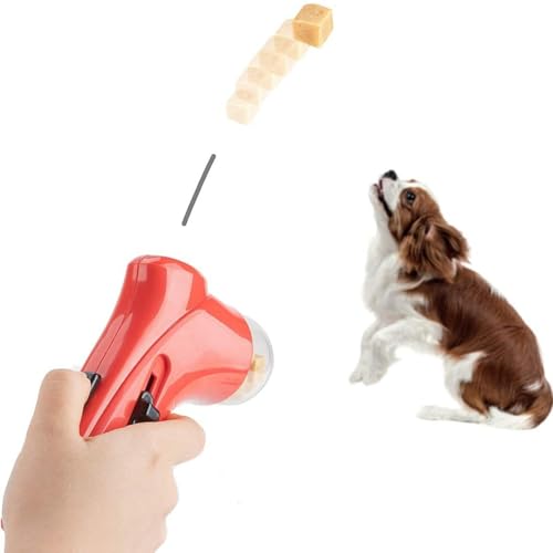 19 x 11 x 5 cm Leckerli-Spielzeug für Hunde, Leckerli-Spender für Hunde,Interaktiver Leckerli-Werfer für Hunde | Interaktives Spielzeug für das Haustiertraining, tragbarer Hundefutterspender, von Gdnhovfnxe