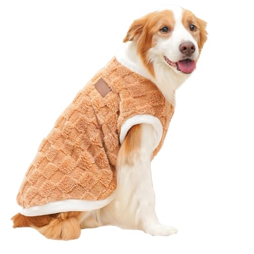 Gdnhovfnxe Hundeweste für den Winter, Winterkleidung für Hunde - Weicher Haustierpullover - Winddichter Pullover für Hunde, Heimtierbedarf für kleine mittelgroße Hunde großer Rassen von Gdnhovfnxe