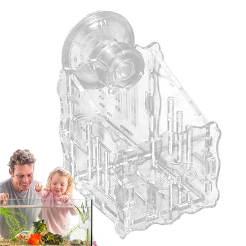 Gdnhovfnxe Saugnapf-Pflanzenhalter, Aquarium-Saugnäpfe, Acryl-Becherhalter für Wasserpflanzen, Transparenter Blumentopf für Aquarien mit Saugnapf, Aquarium-Aquarium- -Dekorationen von Gdnhovfnxe