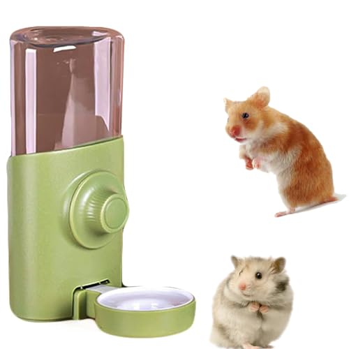 GeRRiT Automatischer Wasserspender Kaninchen [Grün, 600ml] Hängend Haustier Trinkflasche Hasen Meerschweinchen für Meerschweinchen Eichhörnchen Frettchen Hase Igel Chinchillas Käfig von GeRRiT