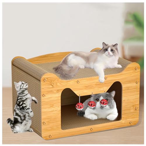 Katzen Kratzbrett Sogar EIN Kratzbaum Ist EIN Katzennest, Cat House Gratis Glockenball Bei Bestellung, Kratzmatte KatzenhöHle Outdoor von GeRRiT