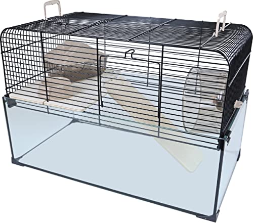 Interzoo Hamsterkäfig Vision 51 schwarz von Gebr. de Boon