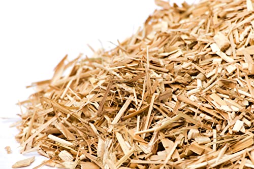 Gebrüder Goller Bio Miscanthus Einstreu grob - Staubarm & Saugstark - Einstreu für Kleintiere wie Kaninchen, Meerschweinchen, Hamster - Kleintierstreu aus biologischem Anbau - 60L 100% Natur von Gebrüder Goller