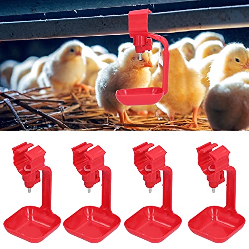 Gedourain Geflügel-Wasser-Feeder, PP-Kunststoff-Huhn-Wasser-Feeder für Farmen für Tauben, Vögel, Kaninchen von Gedourain