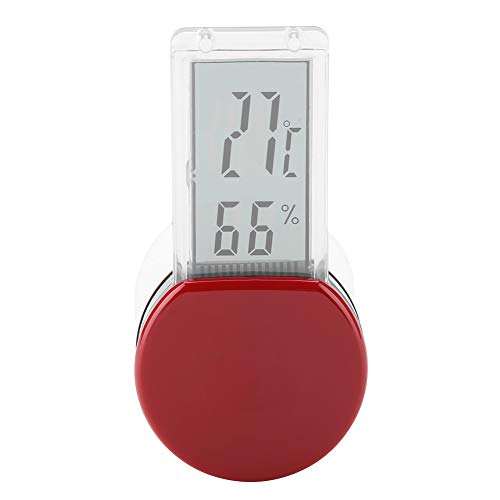 Gedourain Temperatursensor-Messgerät, Aquarium-Thermometer, 49 G, für Aquarien (Rot) von Gedourain