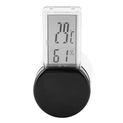 Gedourain Temperatursensor-Messgerät, Aquarium-Thermometer, 49 G, für Aquarien (Schwarz) von Gedourain