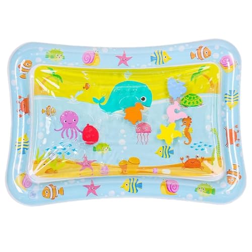 Gehanico Sensorische Wasser Spielmatte, Sensor Water Playmat für Katzen Hunde, Wassermatte Sensorisches Spielzeug, Sommer Wasserspielmatte, Wasserspielmatte für Haustier Kinder (Beluga) von Gehanico