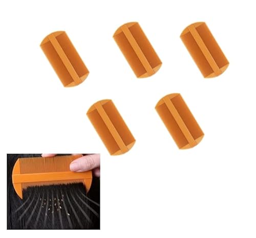 Kamm Hundes Zeckenentfernung Gezahnter Kamm Sommer Flohschutz Tools Haustier Kamm Cat Dog zum Entfernen von Verwicklungen und Knoten (5 pcs) von Gehanico