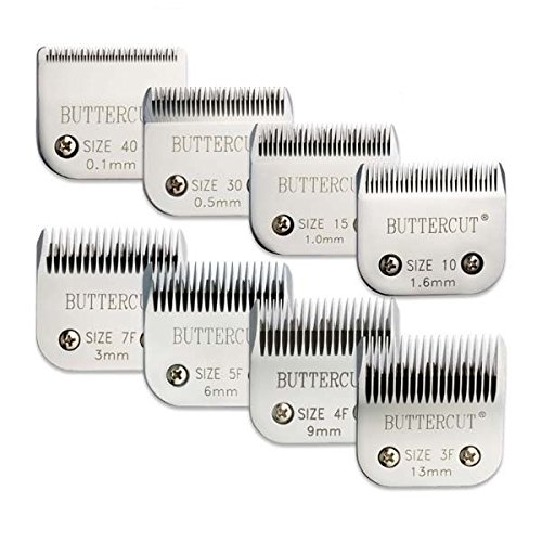 Geib buttercut Pflege Klingen Edelstahl 8 Stück Clipper Kit von Geib