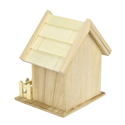 Eichhörnchensicher Vogelfutterhaus Box Vogel Dox Haus Box Vogelhaus Holz Vogelbox Vogelhaus Sonstiges Kolibrifutterhaus Futter von Gelb&Schwarz