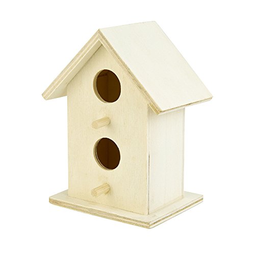 Vogelfutterspender Hängende Doxbox Haus Box Vogel Vogel Holzhaus Vogelhaus Vogelhaus Andere Futterspender am Fenster Glas (C-Khaki, Einheitsgröße) von Gelb&Schwarz